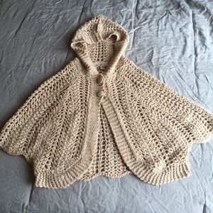 Vertigo Paris boho hooded sweater - L